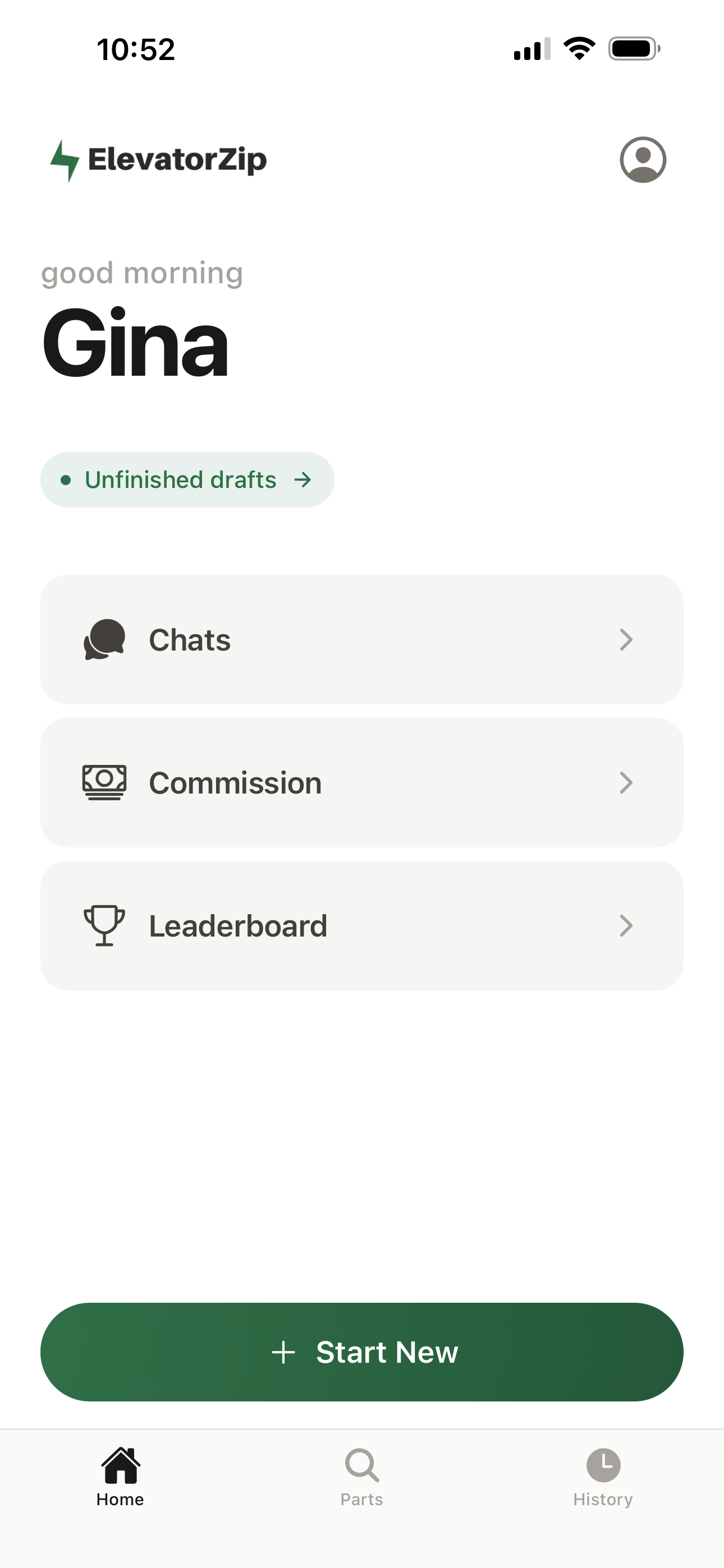 ElevatorZip field dashboard